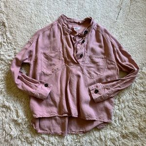 Isabel Marant ETOILE workwear linen blend shirt